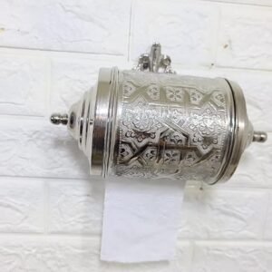 Porte-papier hygiénique en laiton antique