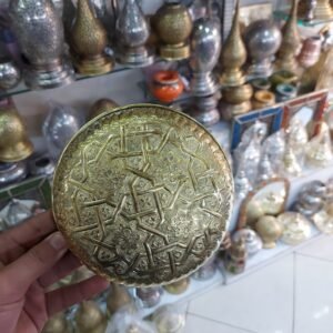 coupelle en laiton gravé fait main